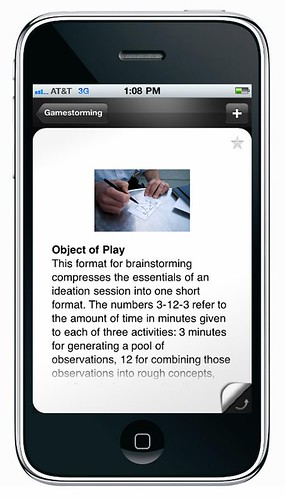 Gamestorming iPhone app