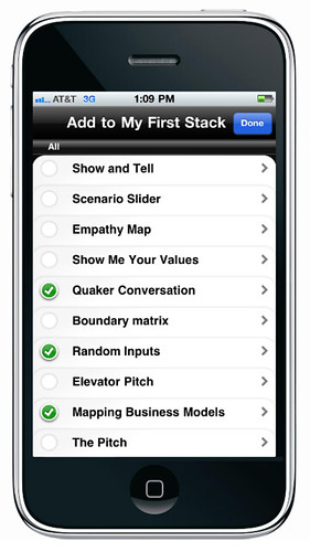 Gamestorming iPhone app